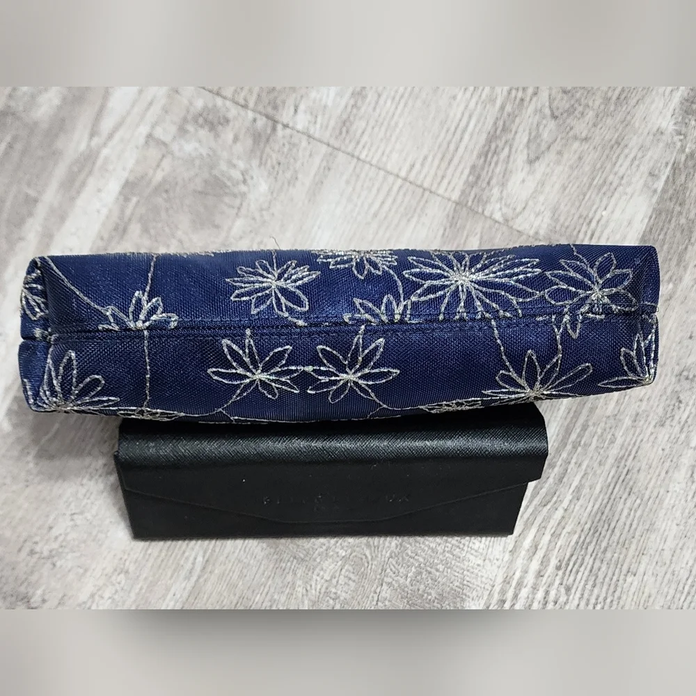 GIVENCHY Ladies Pouch Nylon Embroidered Floral Makeup Bag